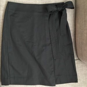 Halogen Sz 8 Black Pencil Wrap Skirt Office NEW